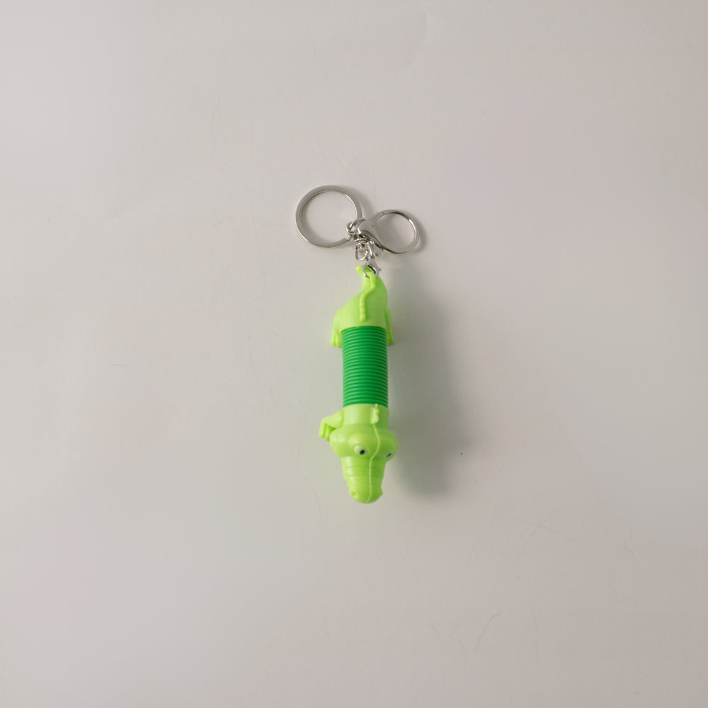 Keychain Pop Tube - CROC GREEN